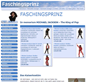 Tablet Screenshot of faschingsprinz.at